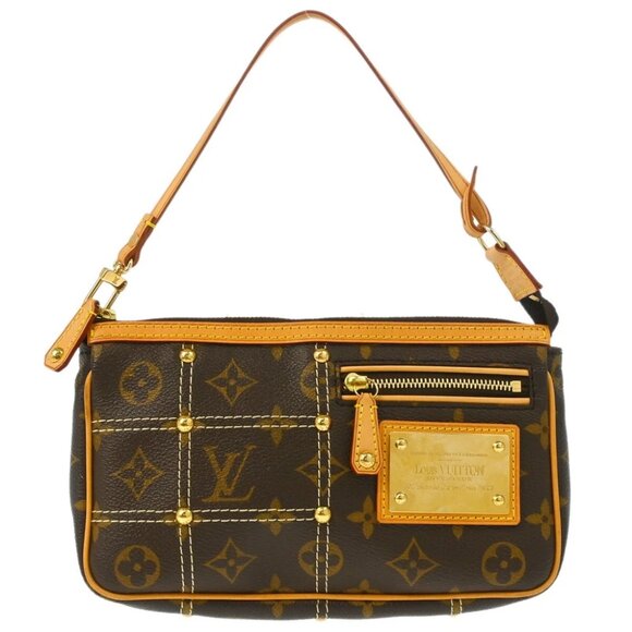 Louis Vuitton Monogram Rivet Pochette Accessoires Handbag M40141 CA0037 184740 - Picture 1 of 7